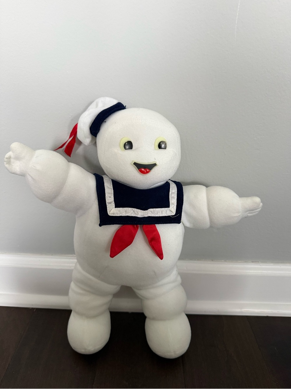 Vintage Ghostbusters Stay Puft Marshmallow Man plush doll 1986